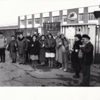 Presidio in fabbrica durante la lotta, dicembre 1983. Archivio fotografico Fiom-Cgil Bologna.