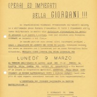 Volantino, 6 marzo 1970. Associazione “Paolo Pedrelli” - Archivio Storico della Camera del Lavoro di Bologna, Fondo Fiom-Cgil Bologna.