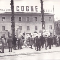 Lotta alla Cogne, inverno 1968. Archivio fotografico Cgil Imola