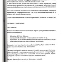 Verbale di accordo aziendale, 11 luglio 1989. Archivio Fiom-Cgil Bologna