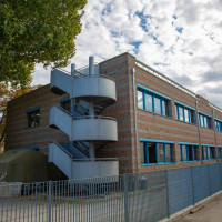 Ex stabilimento Sabiem, uffici tecnici. Foto Andrea Bacci, 2024.