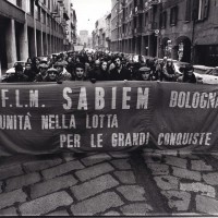 Sciopero nazionale generale dell’industria, 12 dicembre 1975. Archivio fotografico Fiom-Cgil Bologna.