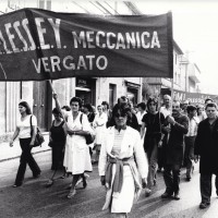 Manifestazione nazionale a Bologna, 19 settembre 1980. Archivio fotografico Fiom-Cgil Bologna.
