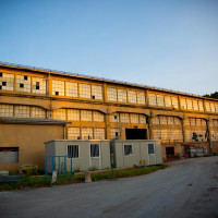 Ex stabilimento Sabiem, reparto carpenteria pesante. Foto Andrea Bacci, 2023.