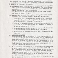 Piattaforma rivendicativa, s.d. Archivio Cgil Imola.