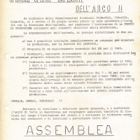 Volantino Fiom-Cgil, Fim-Cisl, Uilm-Uil, 1968. Associazione “Paolo Pedrelli” - Archivio Storico della Camera del Lavoro di Bologna, Fondo Fiom-Cgil Bologna.