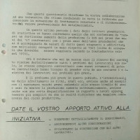 Volantino, 1967. Associazione “Paolo Pedrelli” - Archivio Storico della Camera del Lavoro di Bologna, Fondo Fiom-Cgil Bologna.
