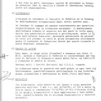 Accordo aziendale, 20 dicembre 1985. Archivio Fiom-Cgil Bologna.