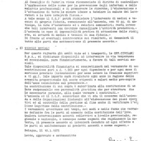 Accordo aziendale, 10 marzo 1975. Archivio Fiom-Cgil Bologna.