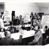 Presidio alla Giordani, 26 gennaio 1984.
Archivio fotografico Fiom-Cgil Bologna