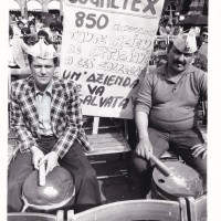 Assemblea aperta in piazza “Fabbriche in crisi”, 13 maggio 1983. Archivio fotografico Fiom-Cgil Bologna.