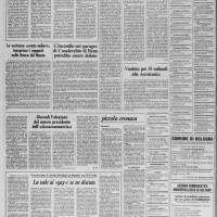 l’Unità, cronaca di Bologna-regione, 23 febbraio 1982. Biblioteca della Fondazione Gramsci Emilia-Romagna.