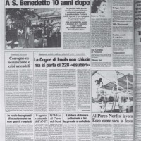 l’Unità, cronaca di Bologna-regione, 5 agosto 1984, p. 4. Biblioteca della Fondazione Gramsci Emilia-Romagna.