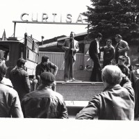 Articolazione degli scioperi nelle zone per il contratto nazionale, 20 aprile 1979. Archivio fotografico Fiom-Cgil Bologna.
