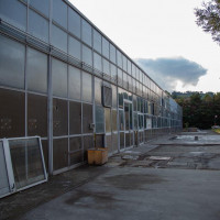 Stabilimento Arco di Sasso Marconi, esterno reparto tunnel. Foto Andrea Bacci, 2021.