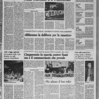 l’Unità, cronaca di Bologna, 11 marzo 1989. Biblioteca della Fondazione Gramsci Emilia-Romagna.