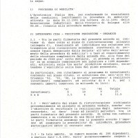 Ipotesi di accordo, 13 marzo 1992. Fondo Renata Bortolotti.